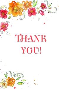 Thank you! 2019/2020 Floral Interior Planner 6x9 Daily, Weekly, Monthly, Yearly Calendar