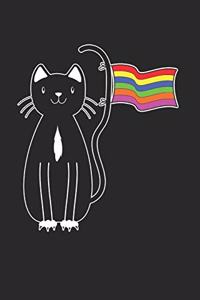 Gay Pride Cat Notebook - Owner Journal Planner