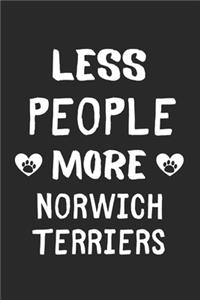 Less People More Norwich Terriers
