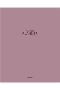 Undated Pale Rose Planner