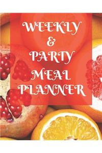 Weekly Meal & Party Planner