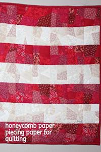 Honeycomb Paper Piecing Paper For Quilting