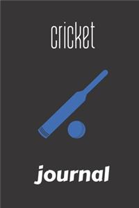 cricket journal