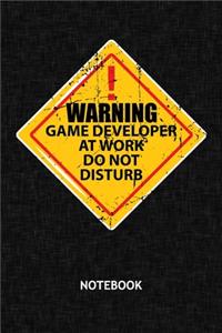 Warning Game Dev At Work