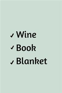 Wine Book Blanket