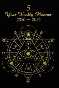 5 Year Weekly Planner 2020 - 2024