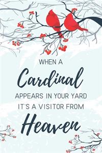 When a Cardinal Appears in Your Yard It's a Visitor From Heaven