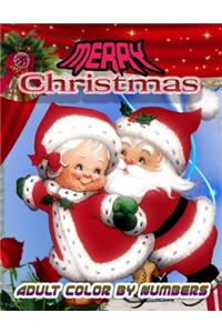 Merry Christmas Adult Color By Numbers