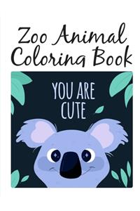 Zoo Animal Coloring Book
