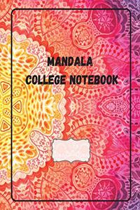 Mandala College Notebook