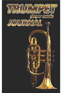 Trumpet Player Music Journal: Music Blank Sheets Notebook for Musicians and Songwriters.