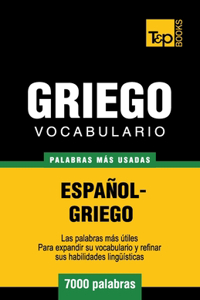 Vocabulario español-griego - 7000 palabras más usadas