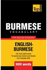 Burmese vocabulary for English speakers - 9000 words