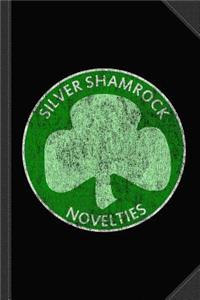 Vintage Silver Shamrock Novelties Journal Notebook