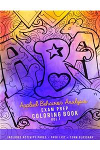 Applied Behavior Analysis Exam Prep Coloring Book