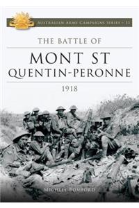 Battle of Mont St Quentin Peronne 1918