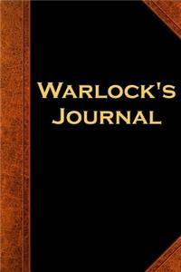 Warlock's Journal Vintage Style