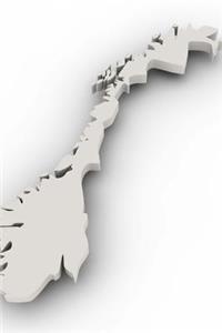 Blank White Map of Norway Journal