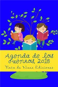 Agenda de Los Cuentos, 2018 (Azul, L, Blanco Y Negro)