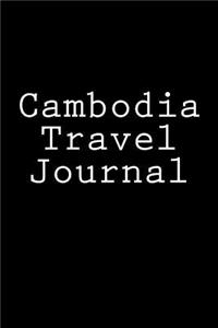 Cambodia Travel Journal