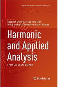 Harmonic and Applied Analysis