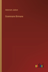 Grammaire Birmane