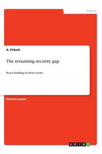 remaining security gap
