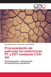 Procesamiento de películas ferroeléctricas PT y PZT mediante CVD-AA