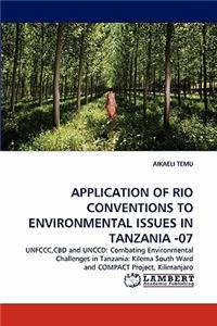 Application of Rio Conventions to Environmental Issues in Tanzania -07