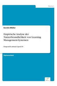 Empirische Analyse der Nutzerfreundlichkeit von Learning Management-Systemen