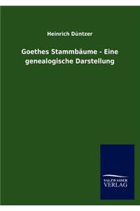 Goethes Stammb Ume - Eine Genealogische Darstellung