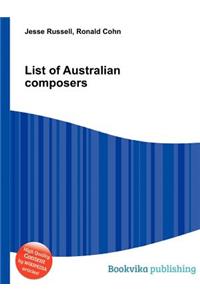 List of Australian Composers