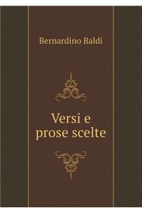 Versi e prose scelte
