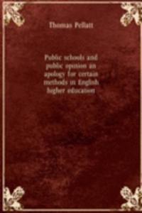 PUBLIC SCHOOLS AND PUBLIC OPINION AN AP