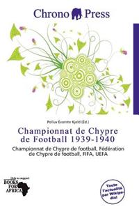Championnat de Chypre de Football 1939-1940