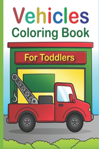 Coloring Book Vehicles For Toddlers