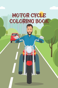 Motor Cycle Coloring Book