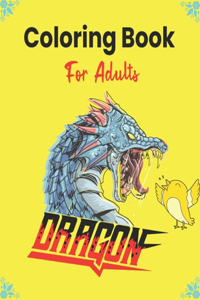 DRAGON Coloring Book For Adults