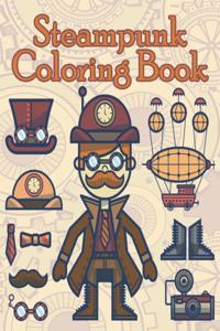 Steampunk Coloring Book