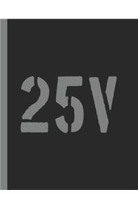 25v