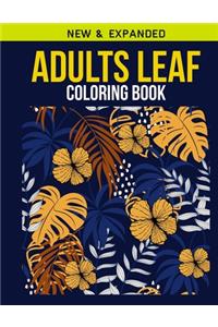 Adults Leaf Coloring Book