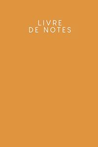 Livre de notes