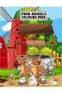 Farm Animals Coloring Book