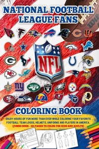 NFL National Football League Fans Coloring Book