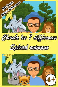 Cherche les 7 différences spécial animaux