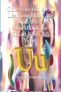 Cute Unicorn ABC Learning Book for Toddlers