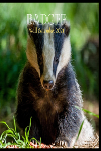Badger Wall Calendar 2021