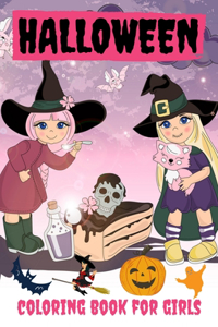 Halloween Coloring Book for Girls
