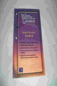 Prentice Hall Writing and Grammer 1 Edition Spanish Speakers Handbook Grade 7 2001c