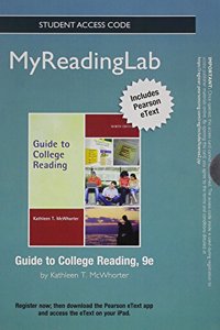 NEW MyReadingLab with Pearon EText  -- Standalone Access Card -- for Guide to College Reading